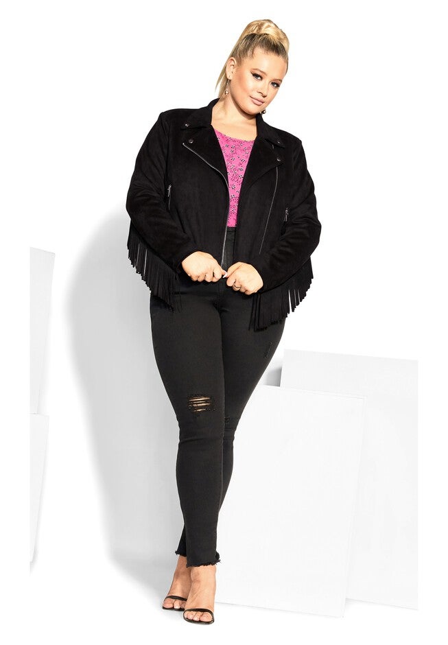Angela Jacket - black, BLACK, alternate image number null