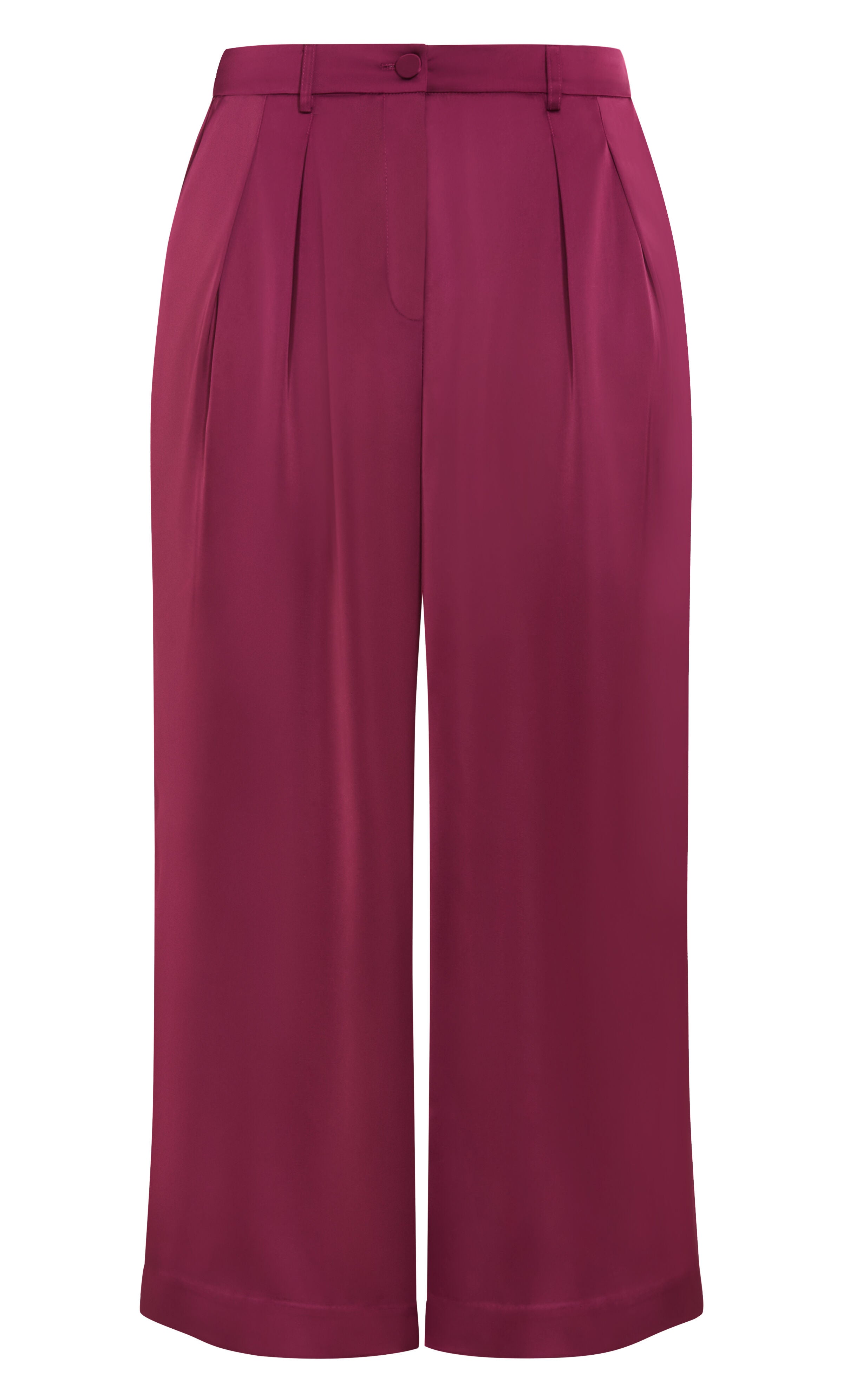 Rylie Satin Palazzo Pant, RED, alternate image number 3