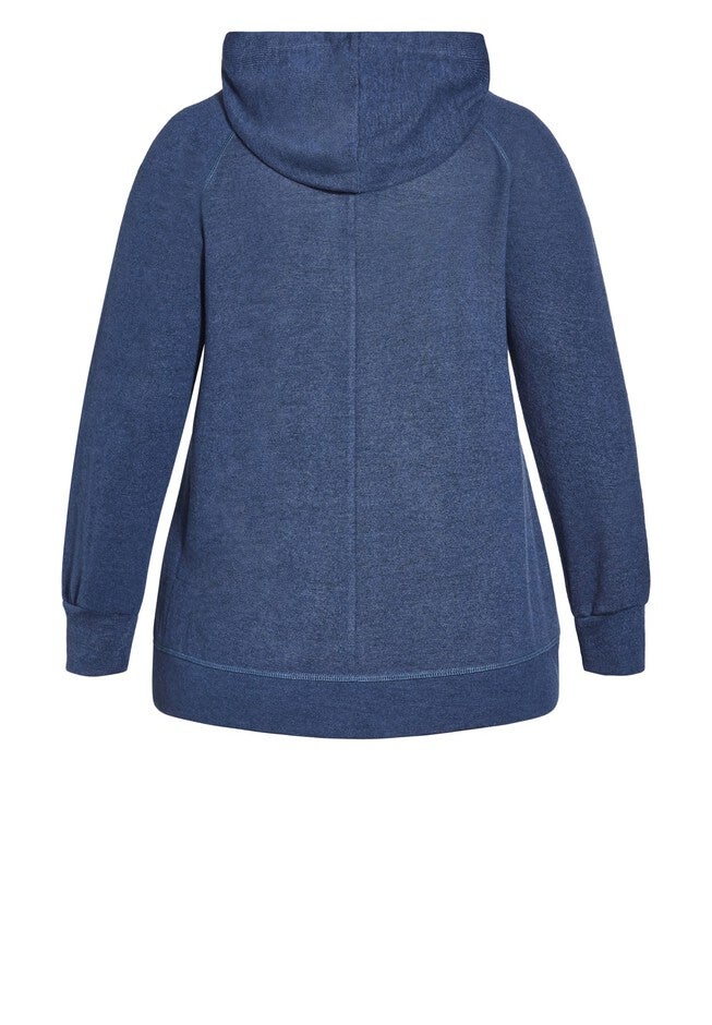 Plain Hacci Jacket, NAVY MARLE, alternate image number null