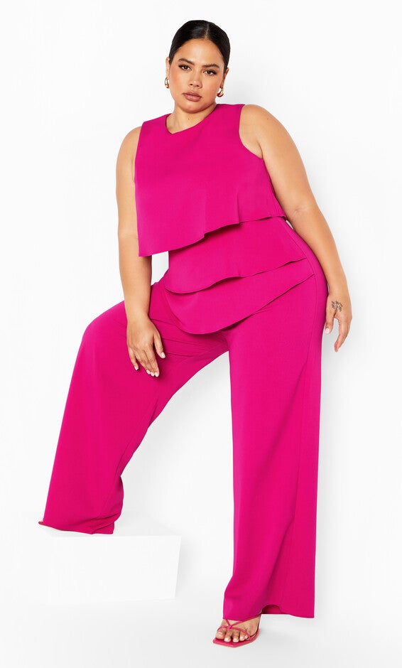 Alexis Jumpsuit - lipstick pink, LIPSTICK, alternate image number null