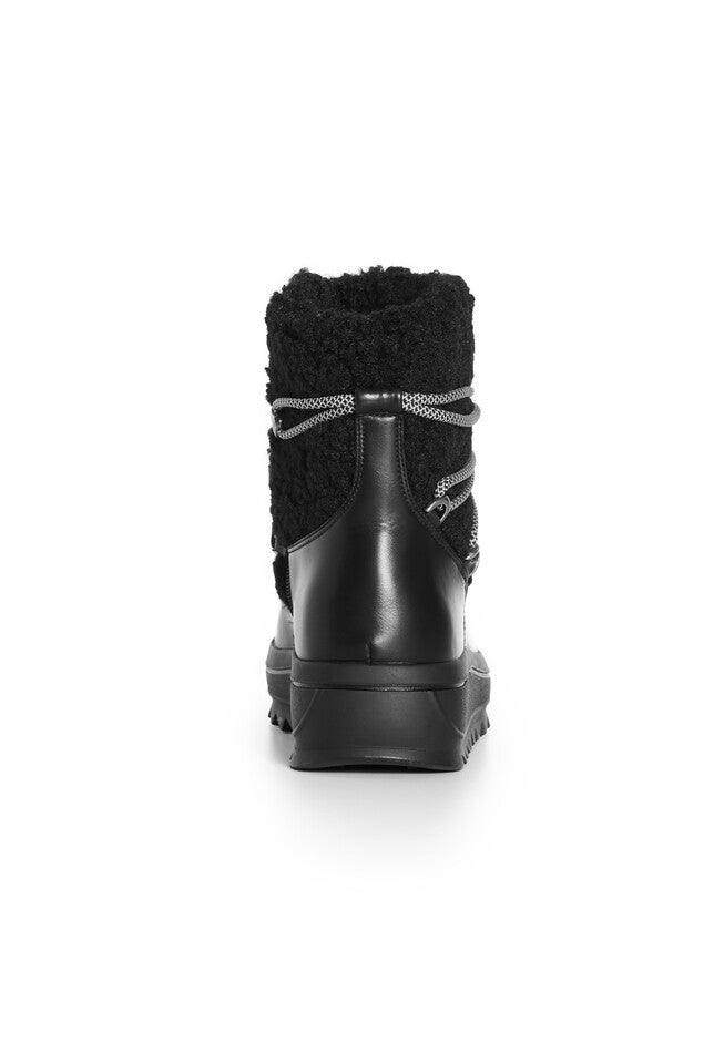 Darby Faux Fur Cold Weather Boot, BLACK, alternate image number 2