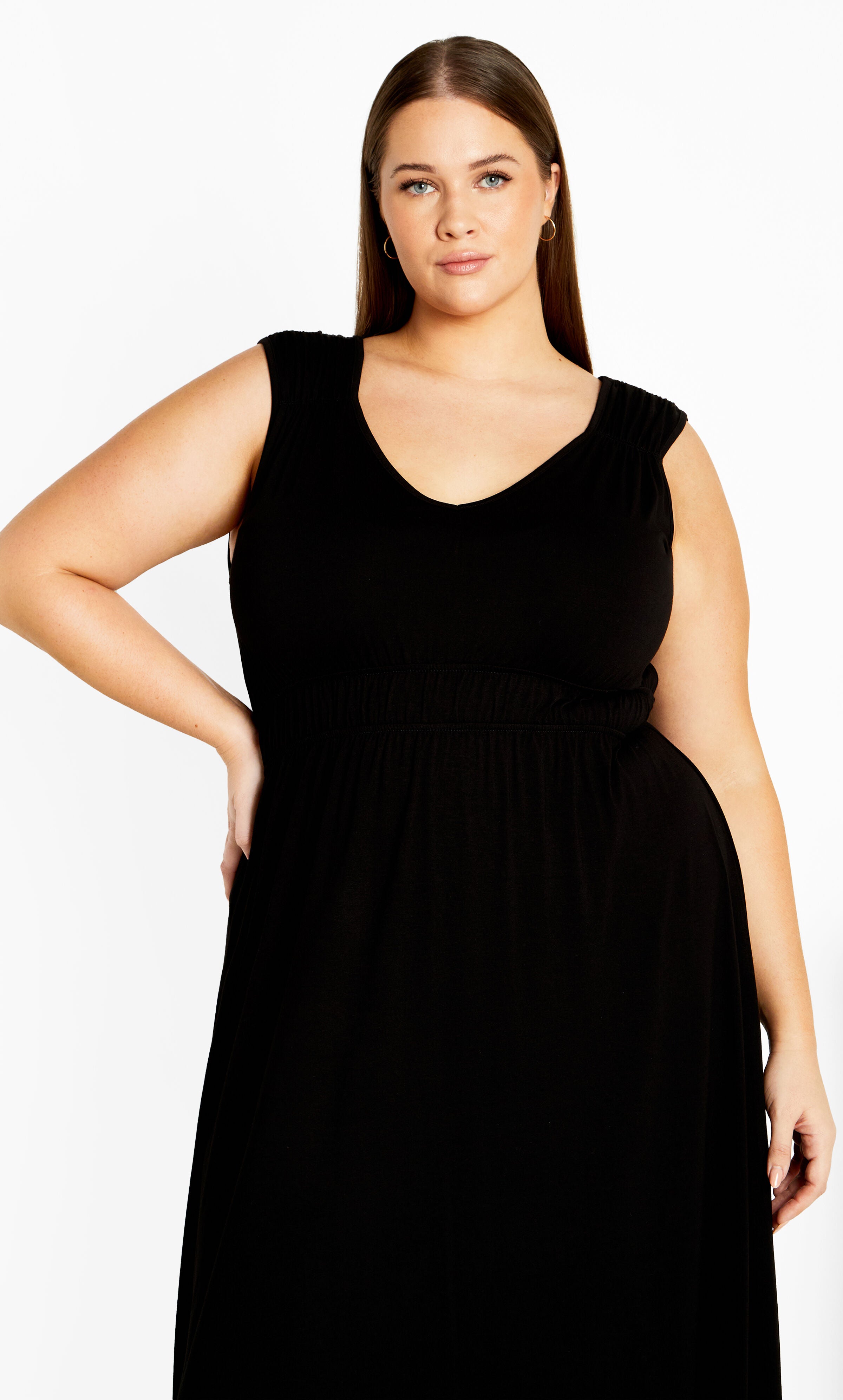 Lani Maxi Dress - black, BLACK, alternate image number 3