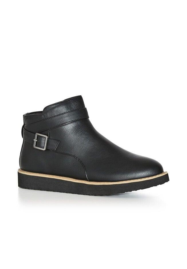 Valentina Wide Width Ankle Boot, BLACK, on-hover image number 1
