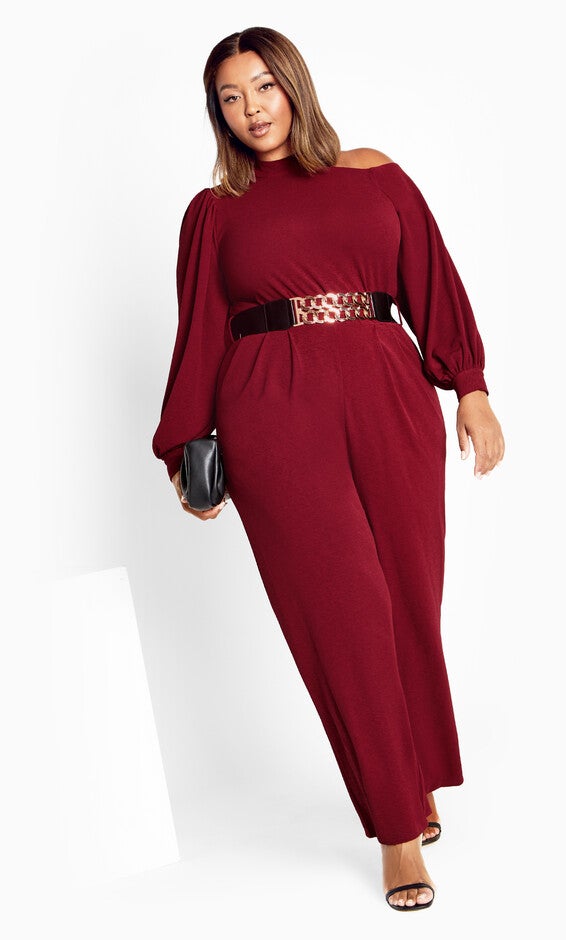 Charlie Jumpsuit - ruby, RED, hi-res image number 0