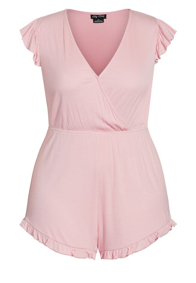 Ellie Sleep Romper - blush, PINK, alternate image number null