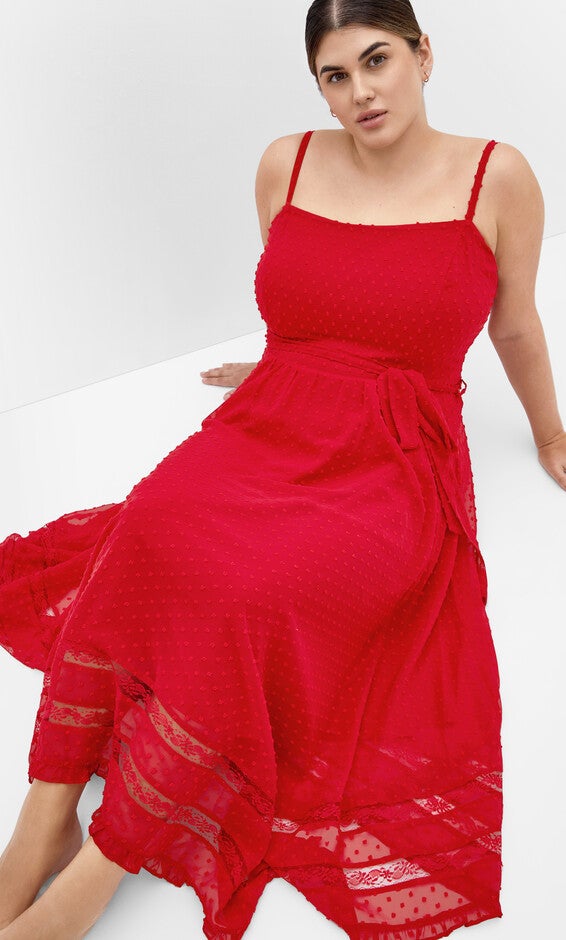 Flirty Nature Dress - red, RED, alternate image number null