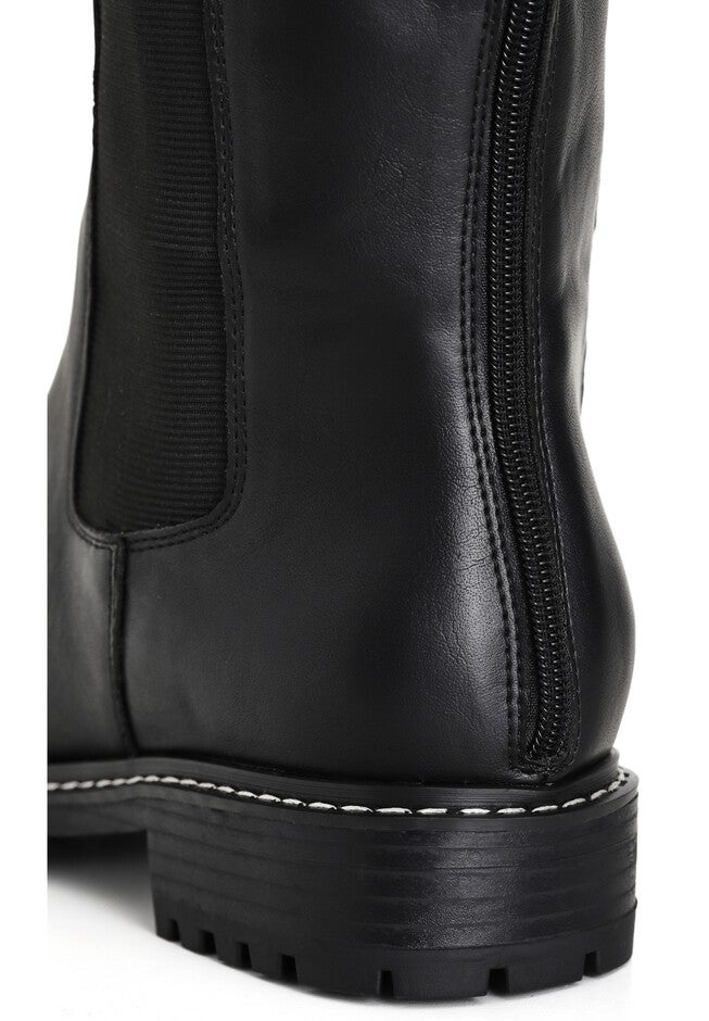 WIDE FIT Arizona Knee Boot - black, BLACK, alternate image number null