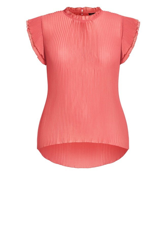 Off Beat Top - deep guava, PINK, alternate image number null