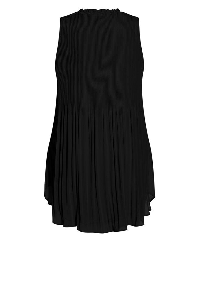 Adore Pleat Top - black, BLACK, alternate image number 4