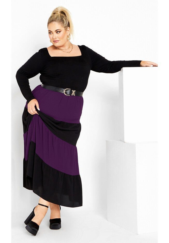 Mischa Skirt - petunia, PURPLE, on-hover image number null