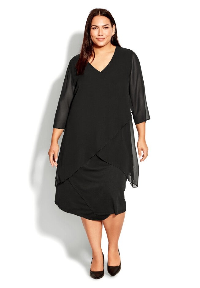 Hanna Layered Top, BLACK, on-hover image number null