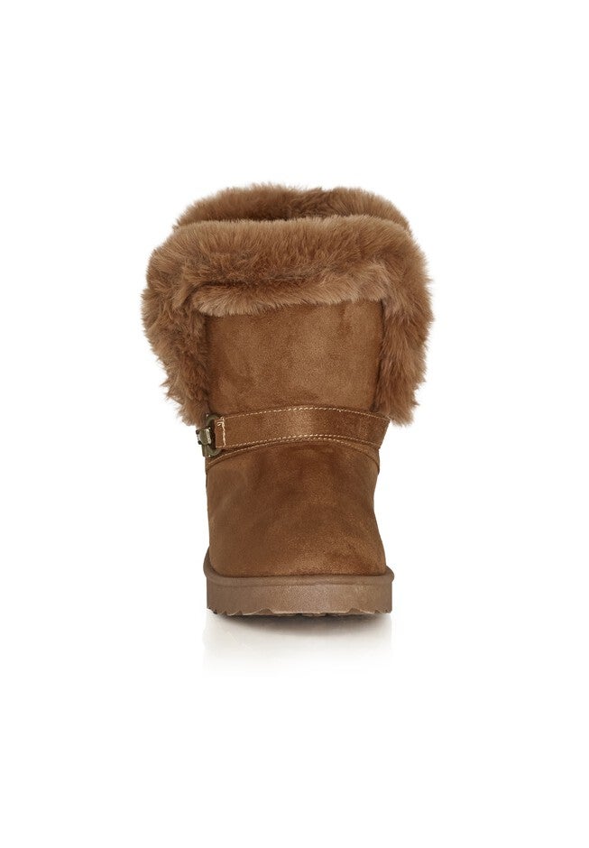 Pippa Hug Boot, COGNAC CREAM, alternate image number 4