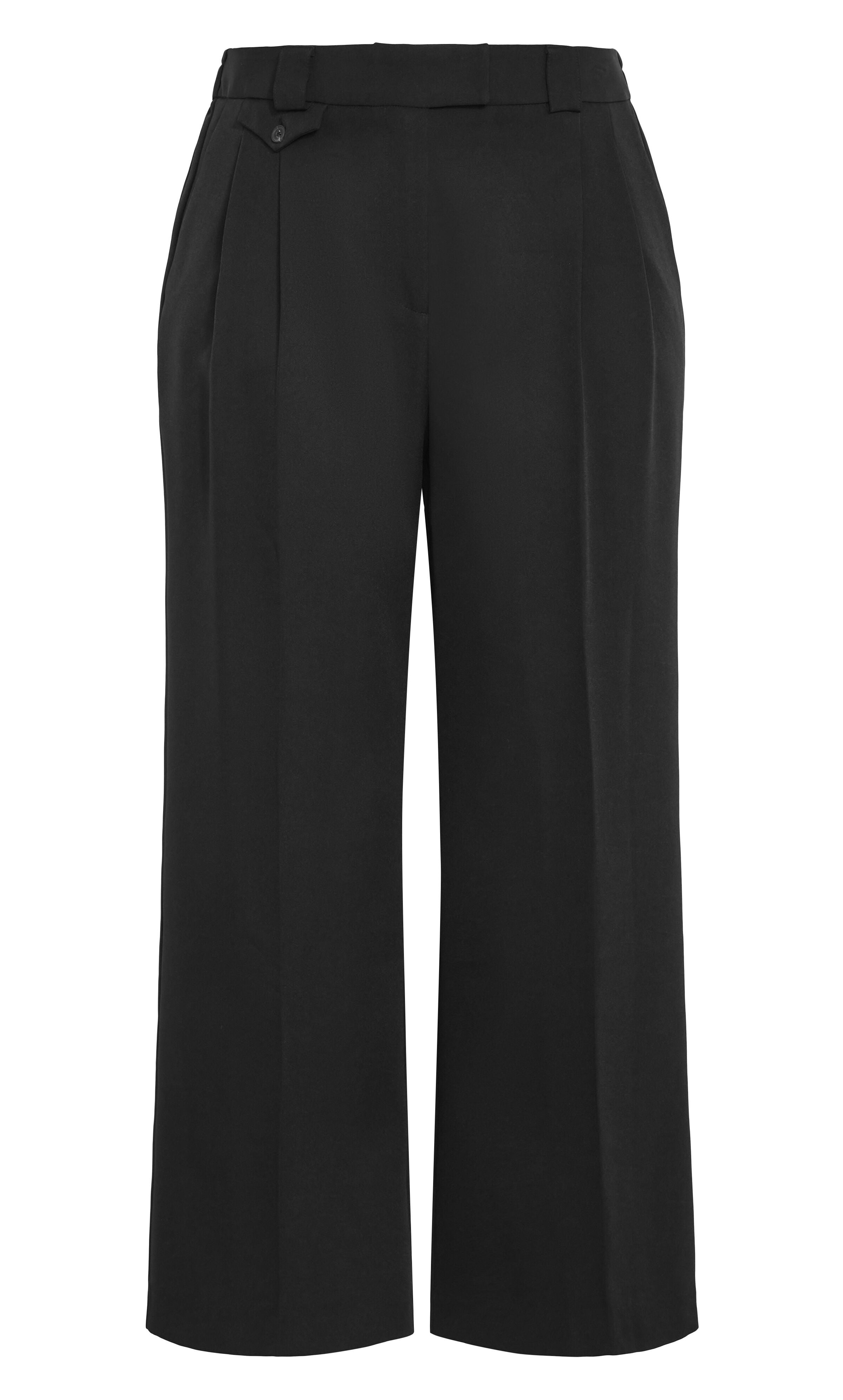 Jazmin Crepe Pant - black, BLACK, alternate image number 4
