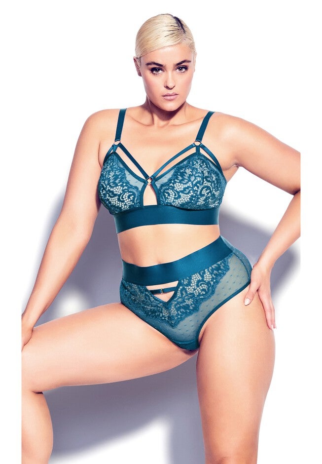 Hollie Bralette - poseidon, BLUE, hi-res image number null