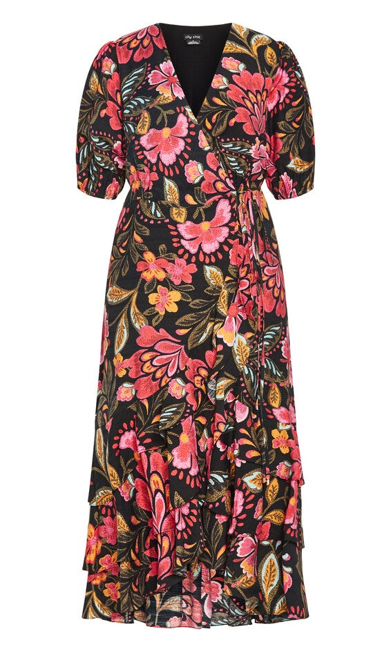 Bea Print Dress - black, RIO, alternate image number null