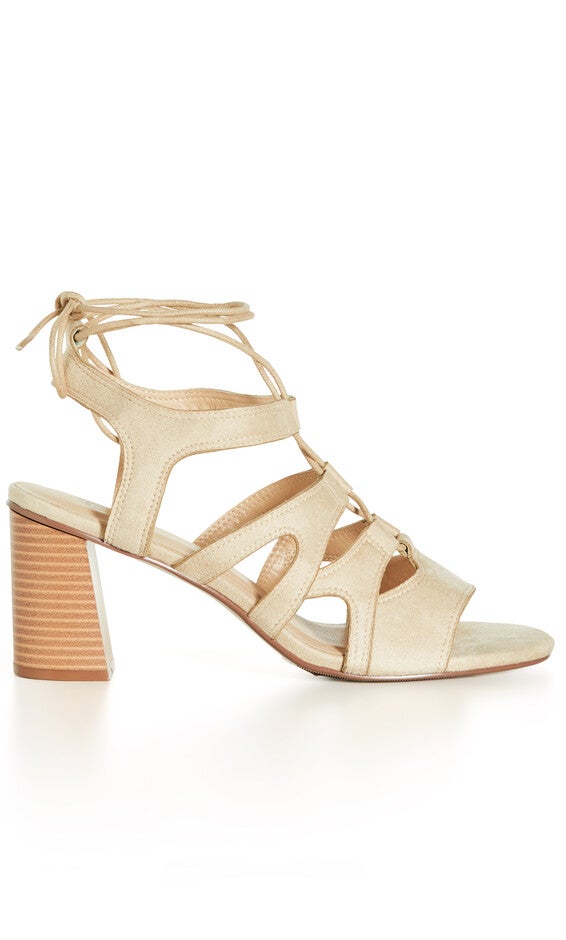 WIDE FIT Strap Lacey Heel - beige, BEIGE, alternate image number 2
