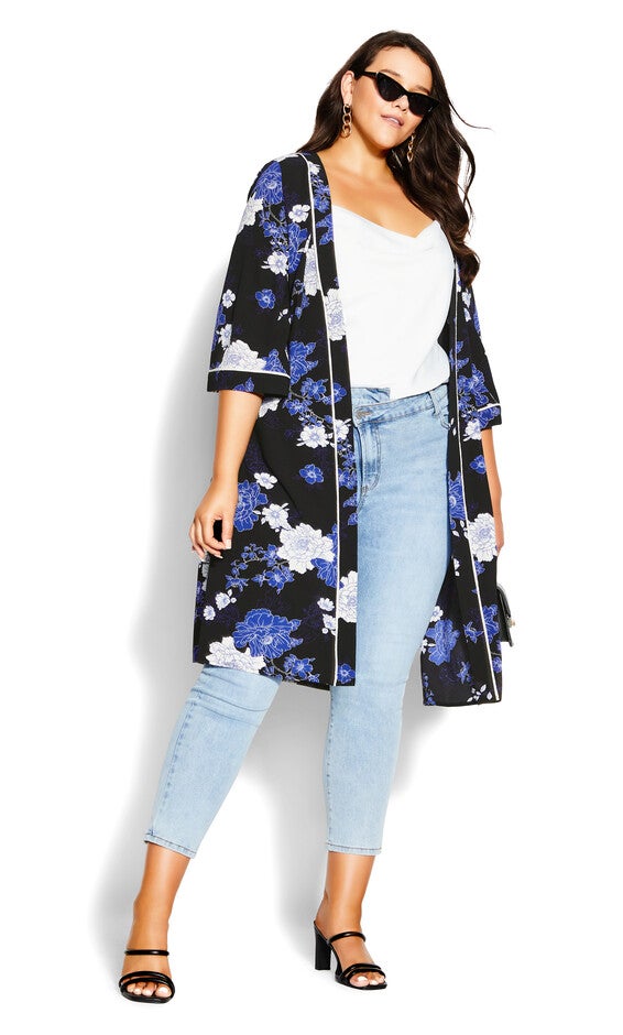 La Fleur Jacket - black, BLACK, hi-res image number 0
