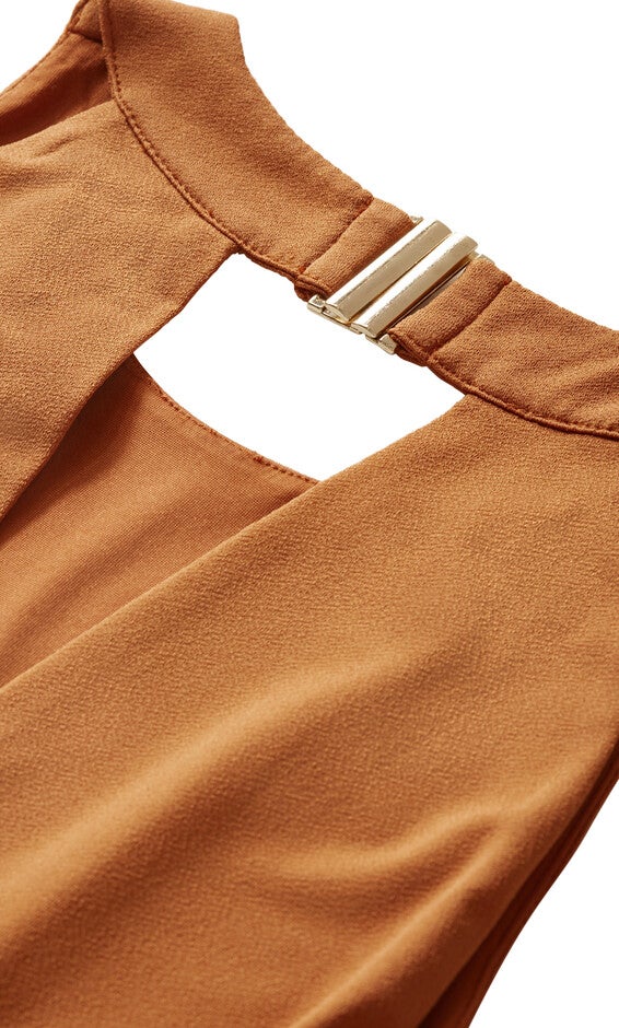 Roxie Dress - gingerbread, GINGERBREAD, alternate image number null