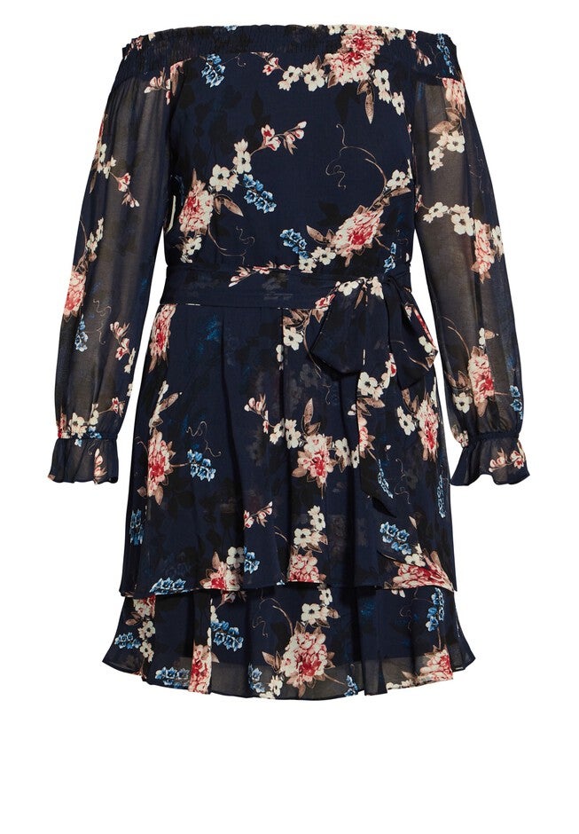 Odette Dress - navy, BLUE, alternate image number null