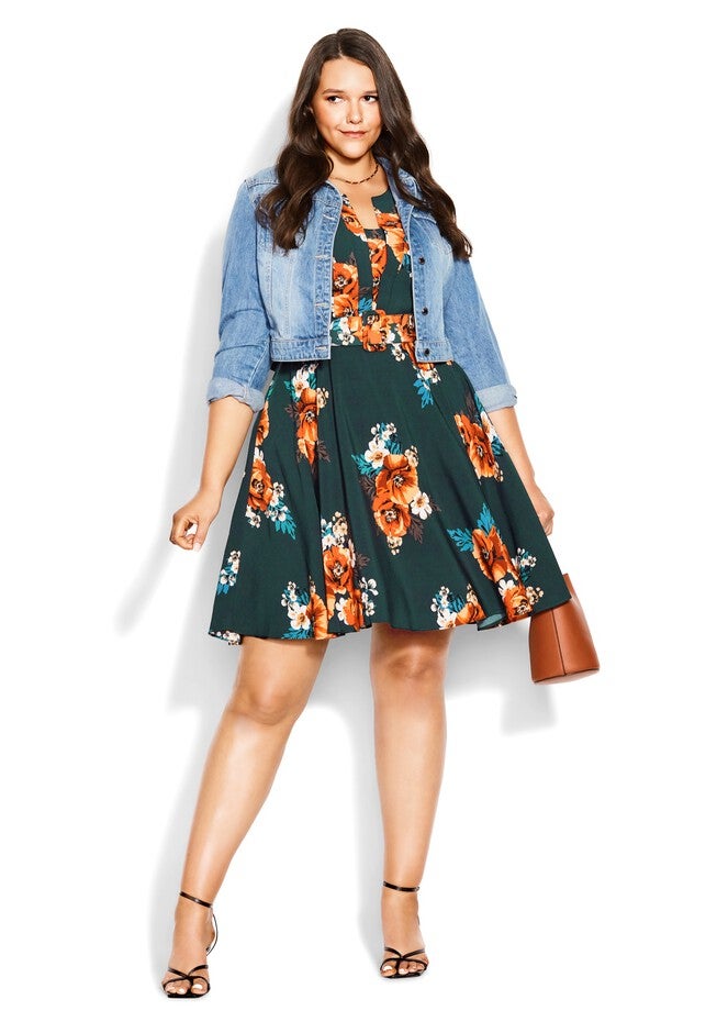 Angelica Dress - emerald, GREEN, alternate image number null