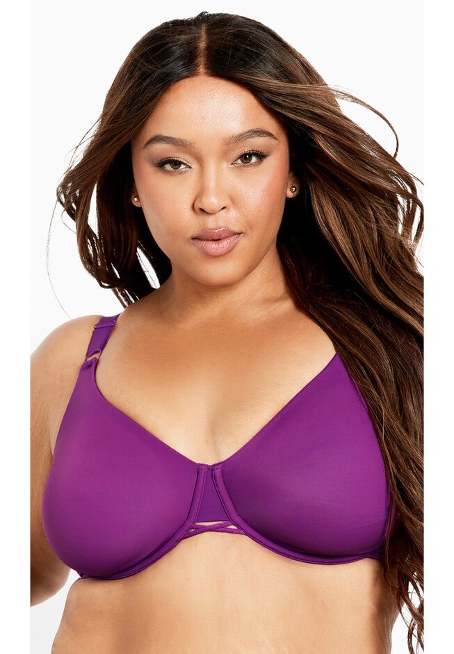 Fashion Smooth Back Bra, SPARKLING GRAPE, hi-res image number null