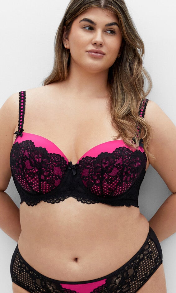 Leyla Contour Bra - hot pink, PINK, alternate image number null