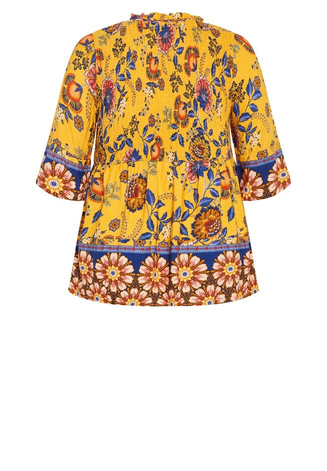 Sienna Top, GOLD BITTERSWEET, alternate image number 5