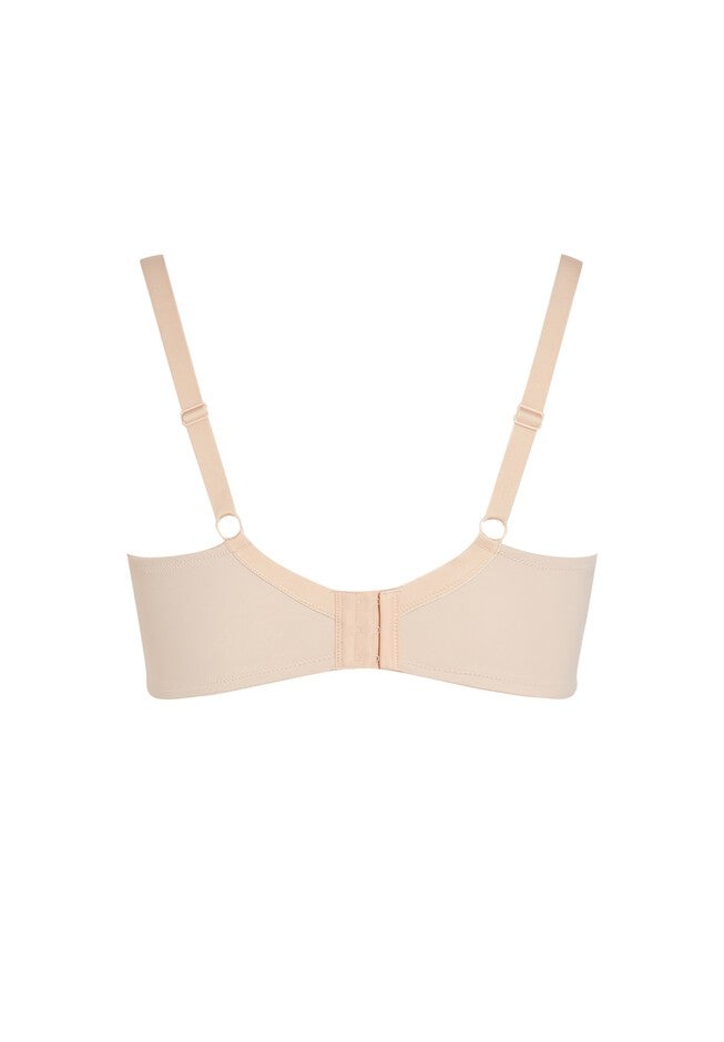 Lace Soft Cup Wire Free Bra, NATURAL, alternate image number 3