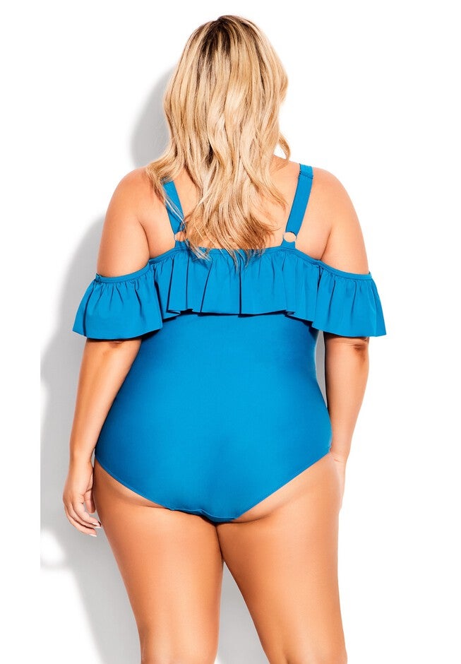 Ruffle 1 Piece, TEAL, on-hover image number 1