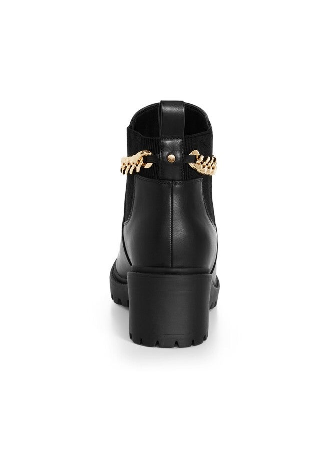 Amelia Ch Ankle Boot, BLACK, alternate image number null
