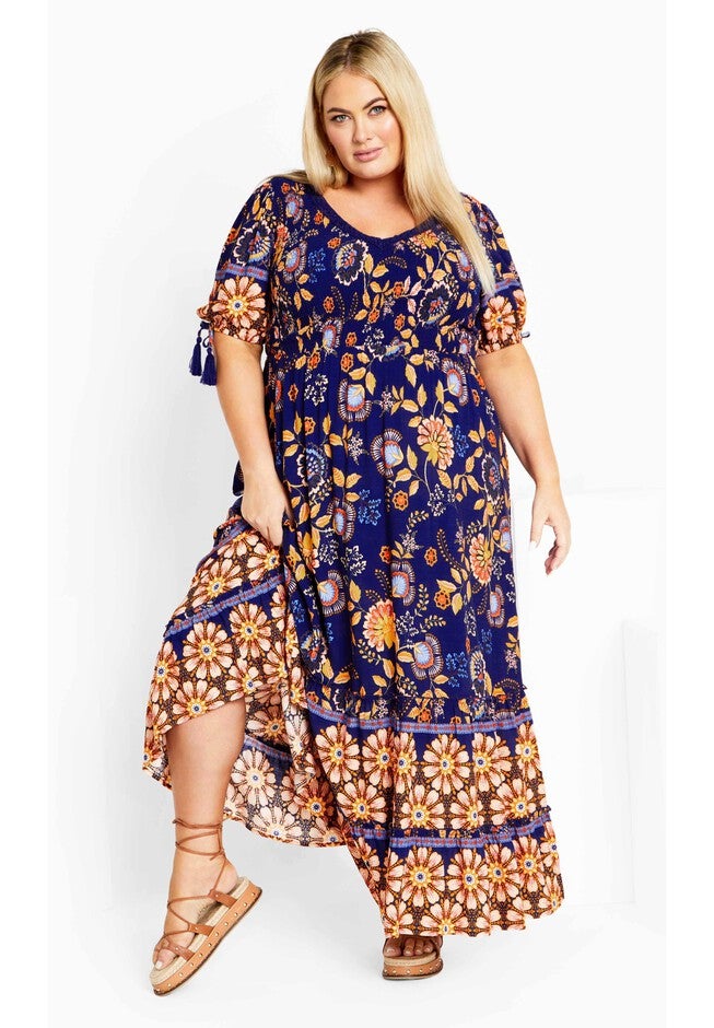 Eva Dress, BLUE BITTERSWEET, on-hover image number 1