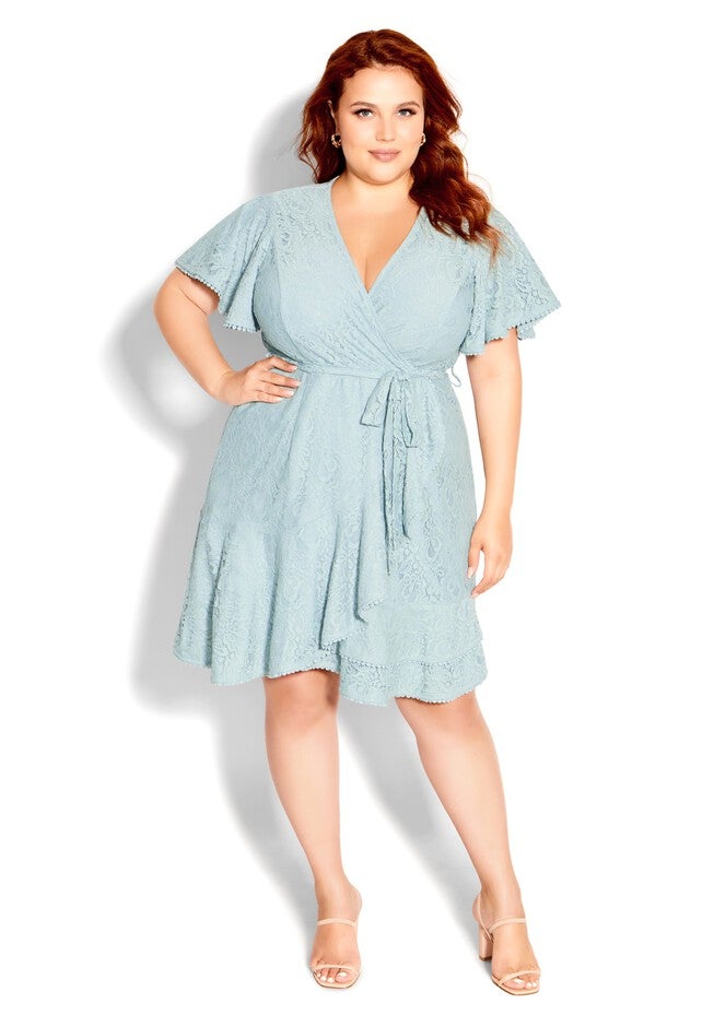 Sweet Love Lace Dress - sea foam, GREEN, on-hover image number 1