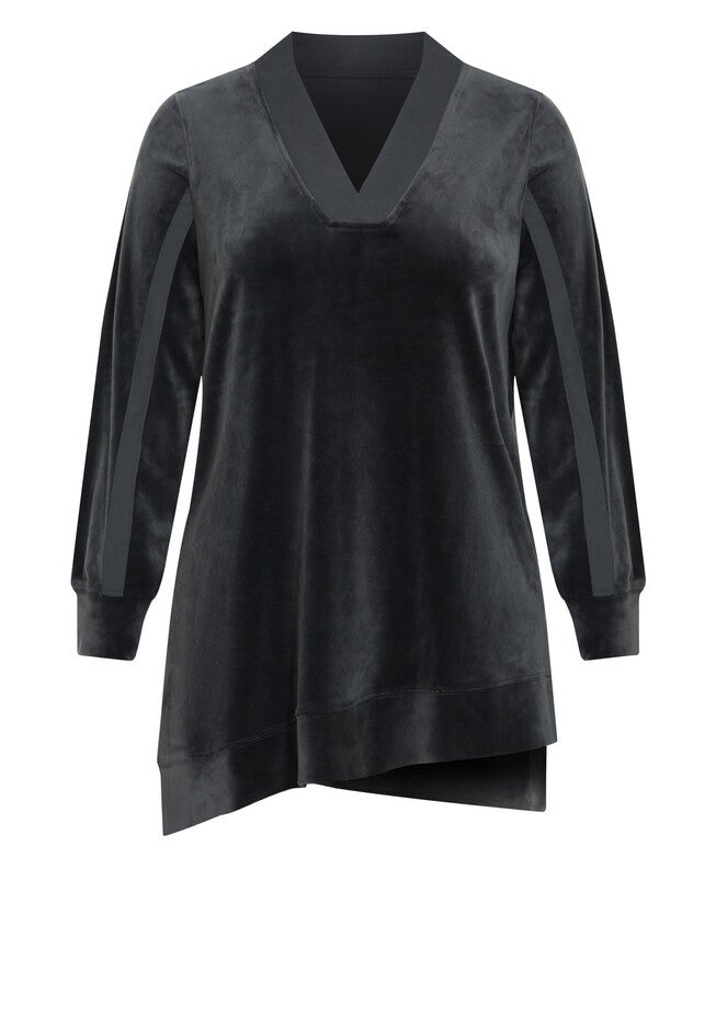 Velour Panel Top, SLATE, alternate image number null