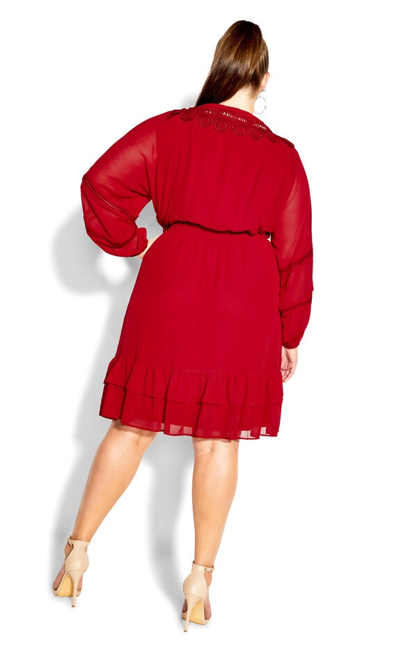 Sweetheart Dress - love red, LOVE, alternate image number null