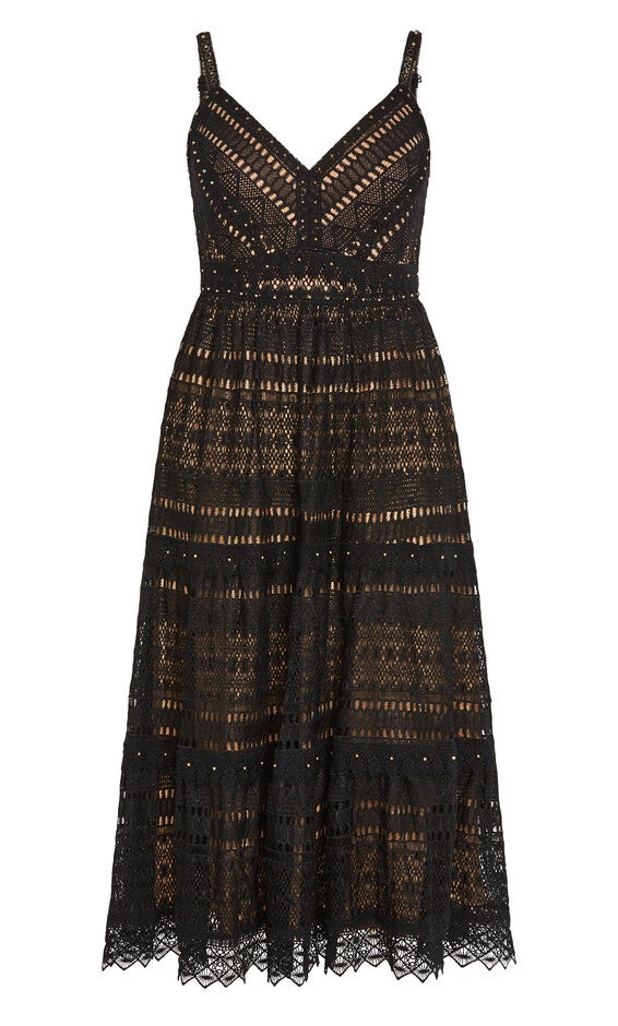 Mia Lace Dress - black, BLACK, alternate image number 2