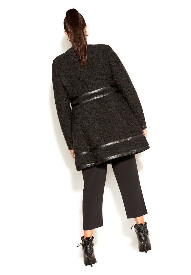 Winter Escape Coat - black, BLACK, alternate image number null