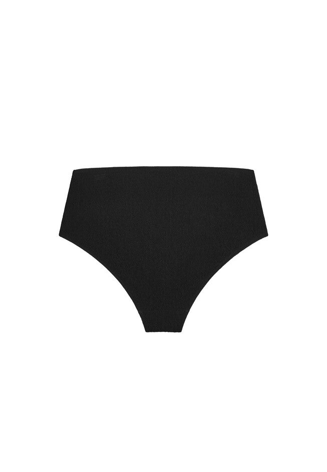 Izzy Hi Waist Bikini Brief - black, BLACK, alternate image number null