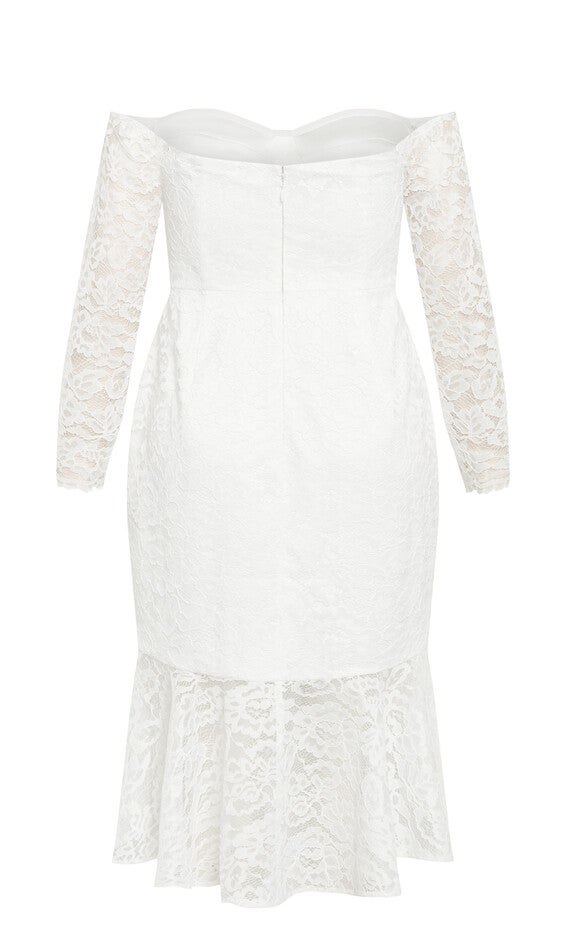 Lace Athena Dress - ivory, WHITE, alternate image number null