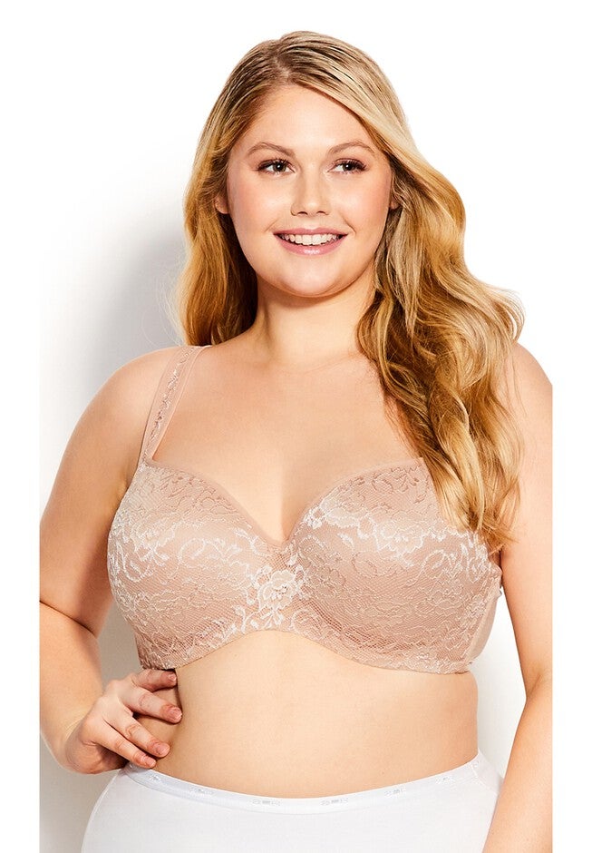 Lace Balconette Underwire Bra, NATURAL, hi-res image number 0