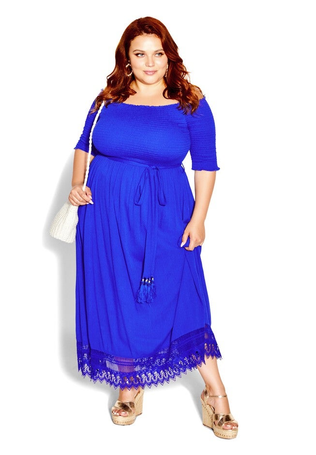 Mika Maxi Dress - cobalt, BLUE, hi-res image number null