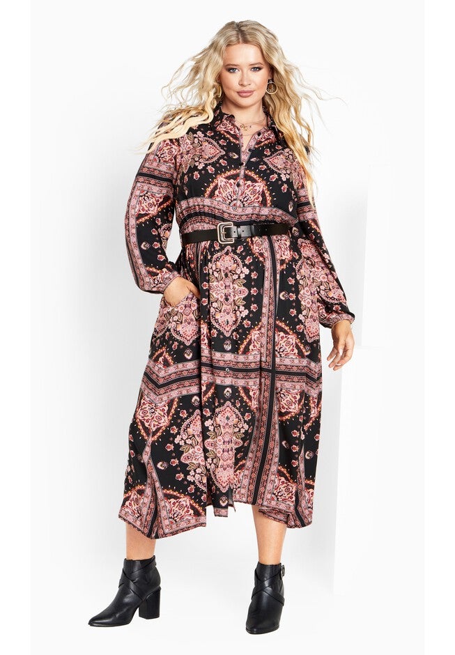 Fall For Me Placement Dress, FALL FOR ME, on-hover image number 1