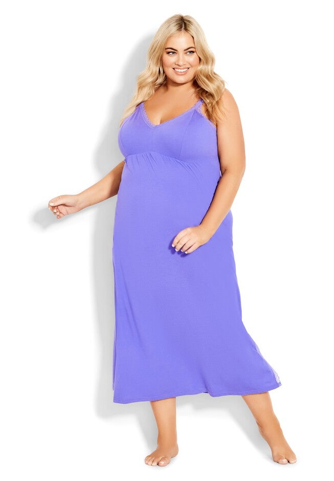 Caftan Dress by Denim 24/7, PURPLE, hi-res image number null