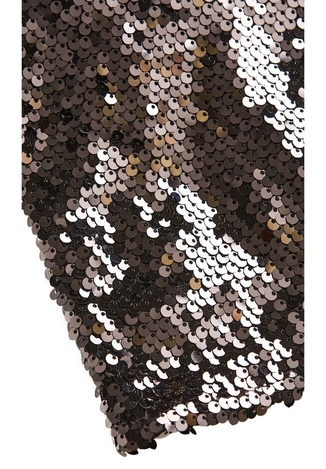 Sequin Puff Top - black, BLACK, alternate image number null