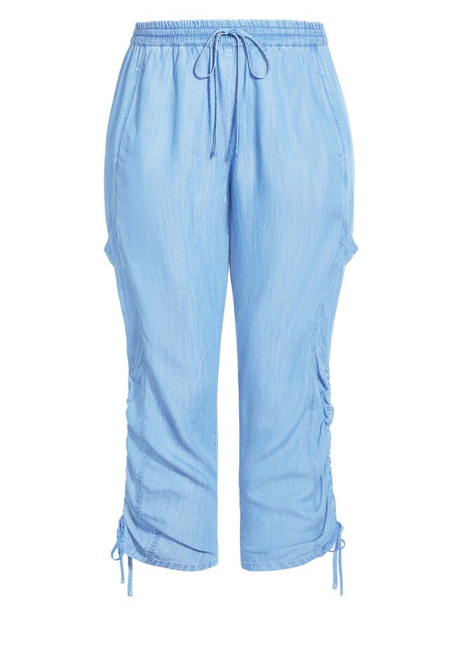 Camille Pant, CHAMBRAY, alternate image number 2