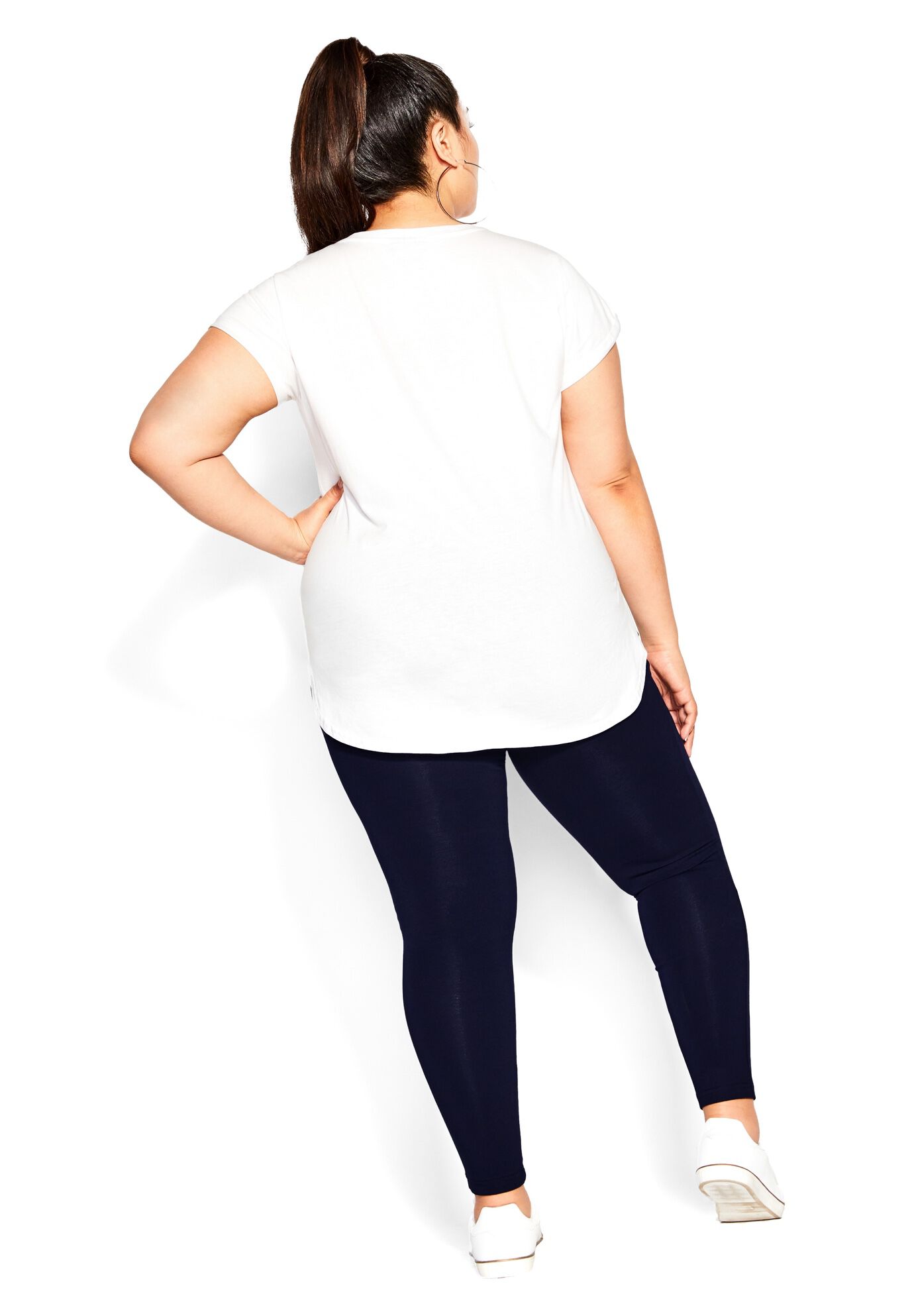 Pima Cotton Pants, NAVY, alternate image number 2