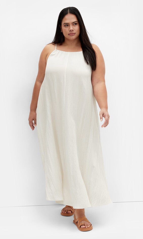 Aiza Dress - oat, BEIGE, hi-res image number 0