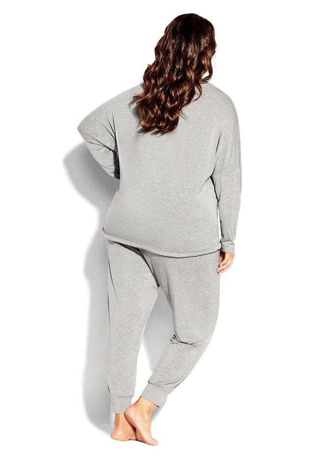 Molly Sleep Top - gray, GREY, alternate image number 3