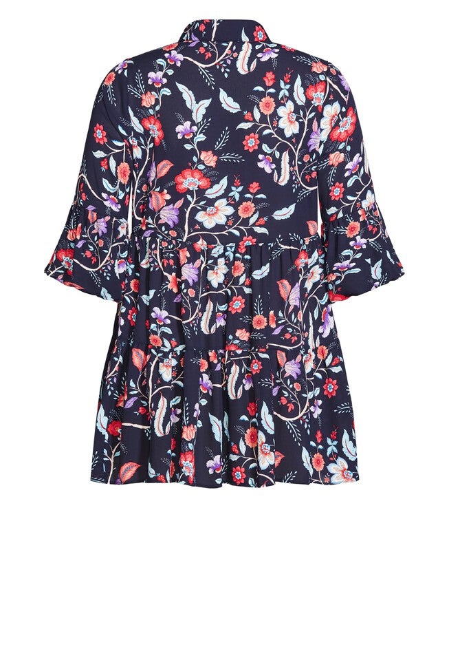 Enchant Print Tunic, ENCHANTED FLORAL, alternate image number null