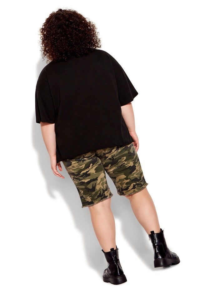 Rylie Crop Tee, ANIMAL SLOGAN, on-hover image number 1