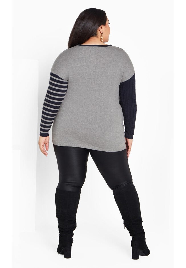 Sandy Sweater, NAVY, on-hover image number null